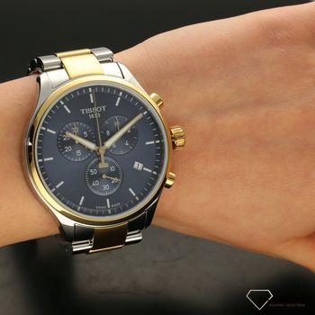 Zegarek męski  na złotej bransolecie Tissot Chrono XL T116.617.22.041 (5).jpg