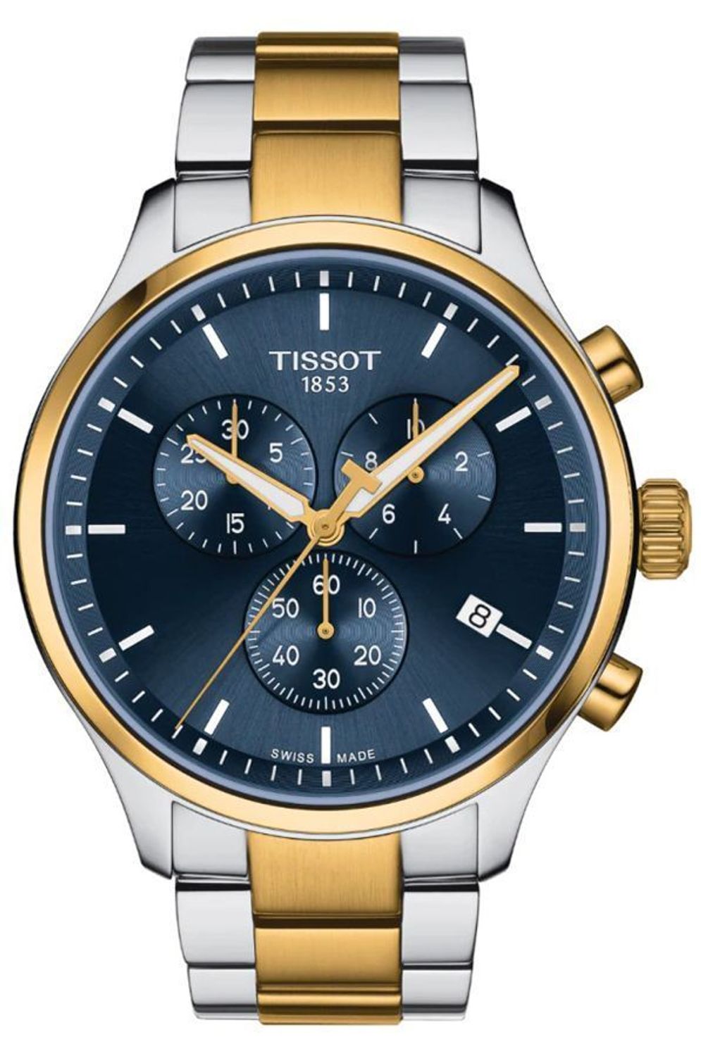 Zegarek męski  na złotej bransolecie x Tissot Chrono XL T116.617.22.041.00.jpg