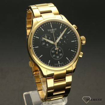 Zegarek męski ⌚ na złotej bransolecie Tissot Chrono XL T116.617.33.051 (1).jpg