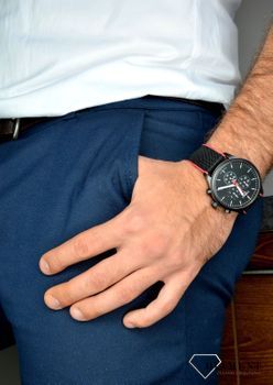 Zegarek męski Tissot Chrono XL Giro d'Italia Special Edition 2020 T116.617.37.051.01 ✅ Sportowy zegarek męski marki Tissot zachowany w czarnej kolorystyce (1).JPG