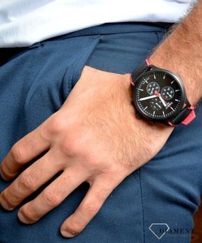 Zegarek męski Tissot Chrono XL Giro d'Italia Special Edition 2020 T116.617.37.051.01 ✅ Sportowy zegarek męski marki Tissot zachowany w czarnej kolorystyce (2).JPG