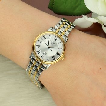 Zegarek damski Tissot Carson T122.210.22.033.00 – bransoleta bicolor, datownik, stal szlachetna.jpg