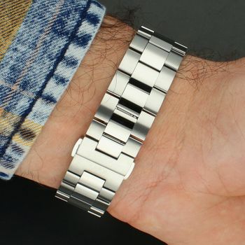 Tissot Gentleman Automatic 40 mm T127.407.11.041.00 - niebieska tarcza, stalowa bransoleta zapięcie.jpg