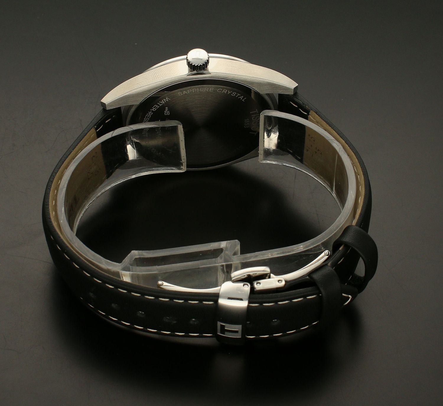 Zegarek męski Tissot na czarnym pasku T127.410.16.051 (1).webp