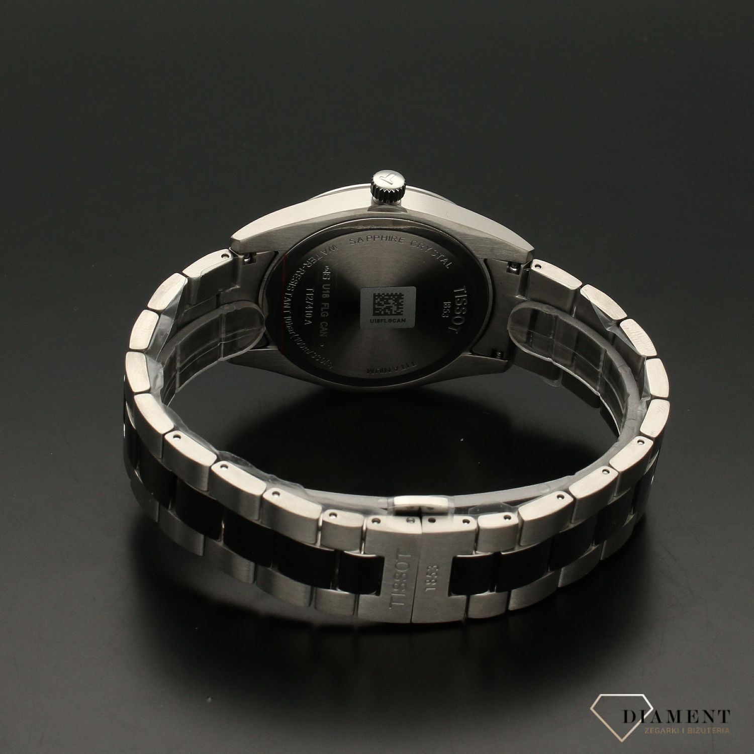 Zegarek męski na bransolecie tytanowej z niebieską tarczą Tissot T127.410.44.041 (1).jpg