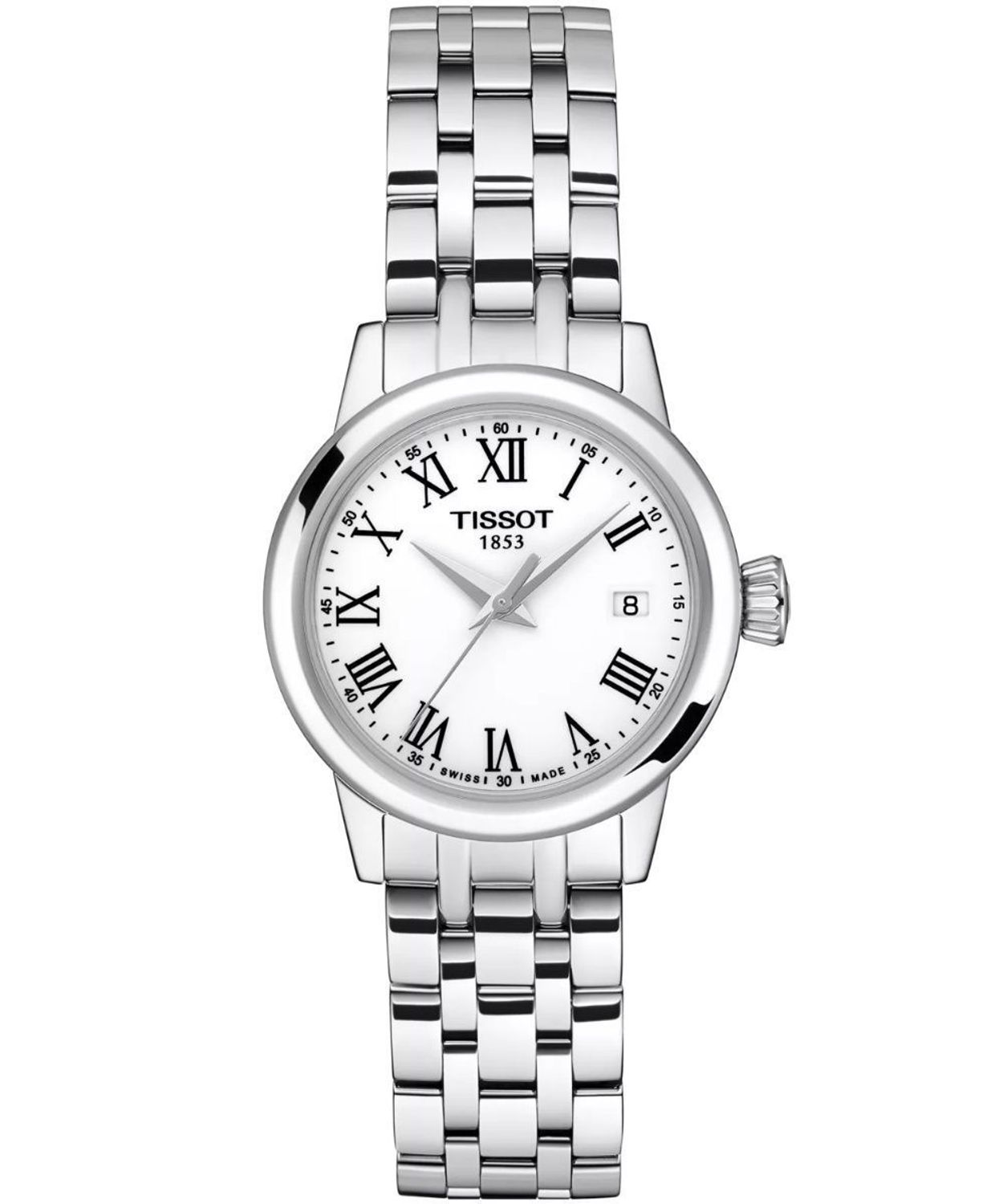 Tissot Classic Dream Lady T129.210.11.013.00 – elegancki damski zegarek kwarcowy stal.jpg