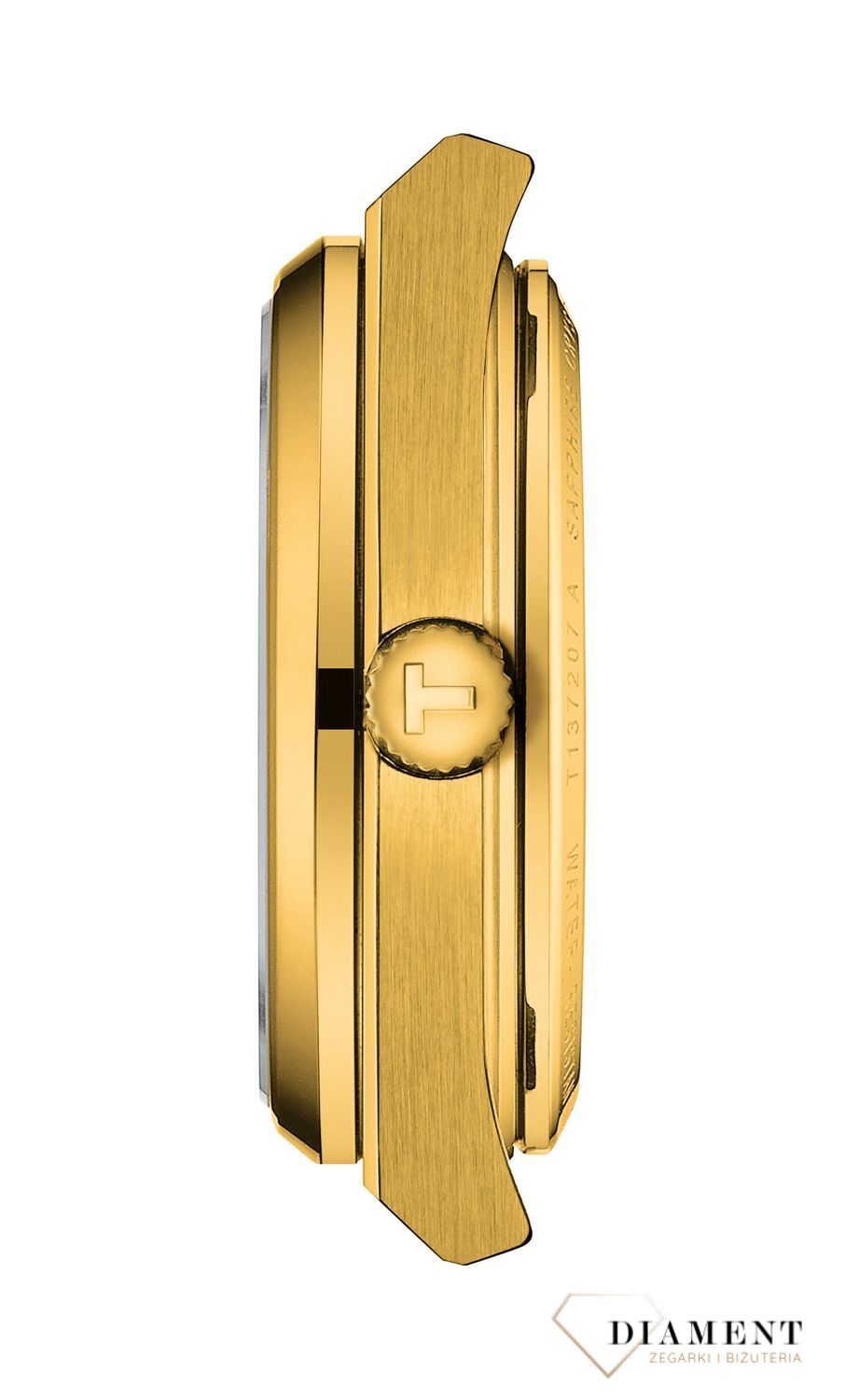 Zegarek damski Tissot PRX Powermatic 80 T137.207.33.021.00 na złotej bransolecie (3).jpg