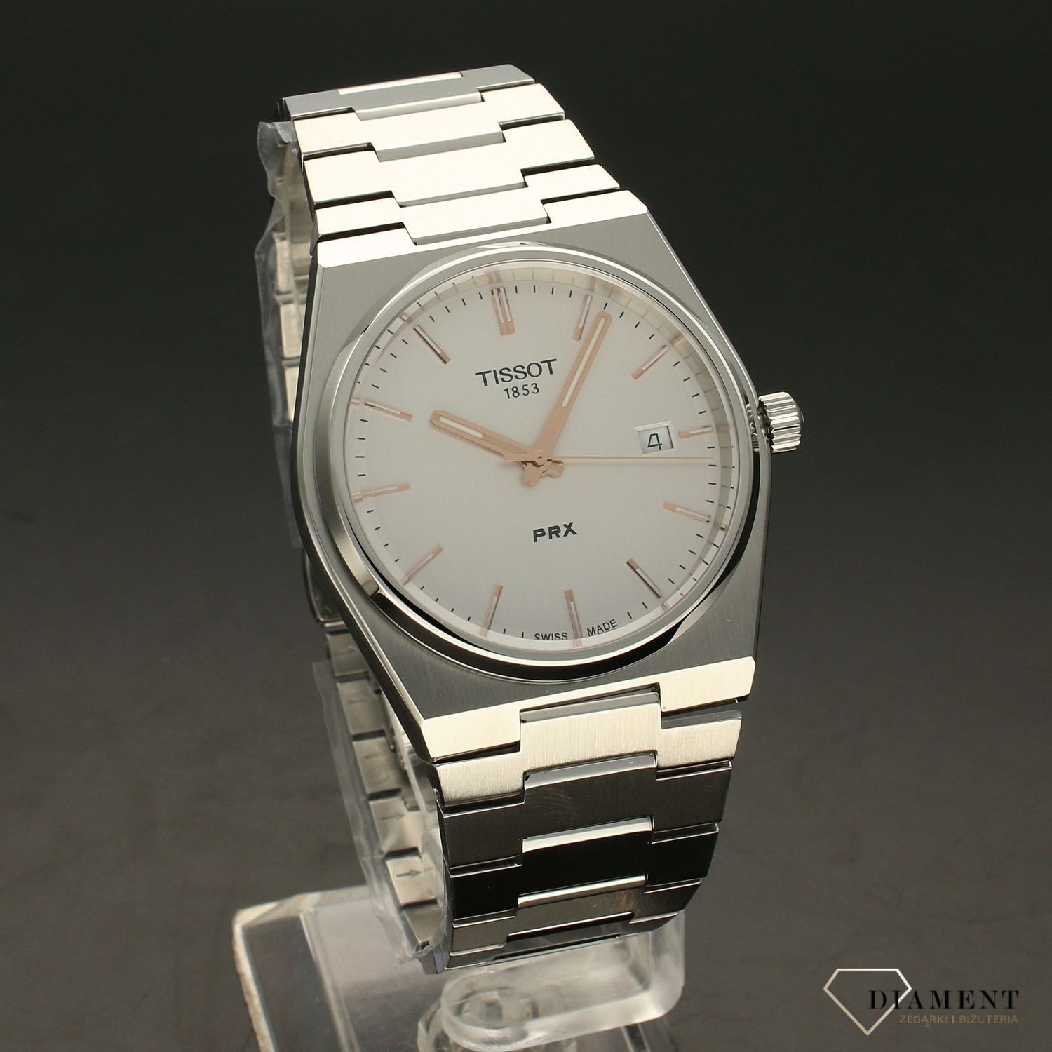 Zegarek męski na bransolecie Tissot PRX T137.410.11.031.00 (1).jpg