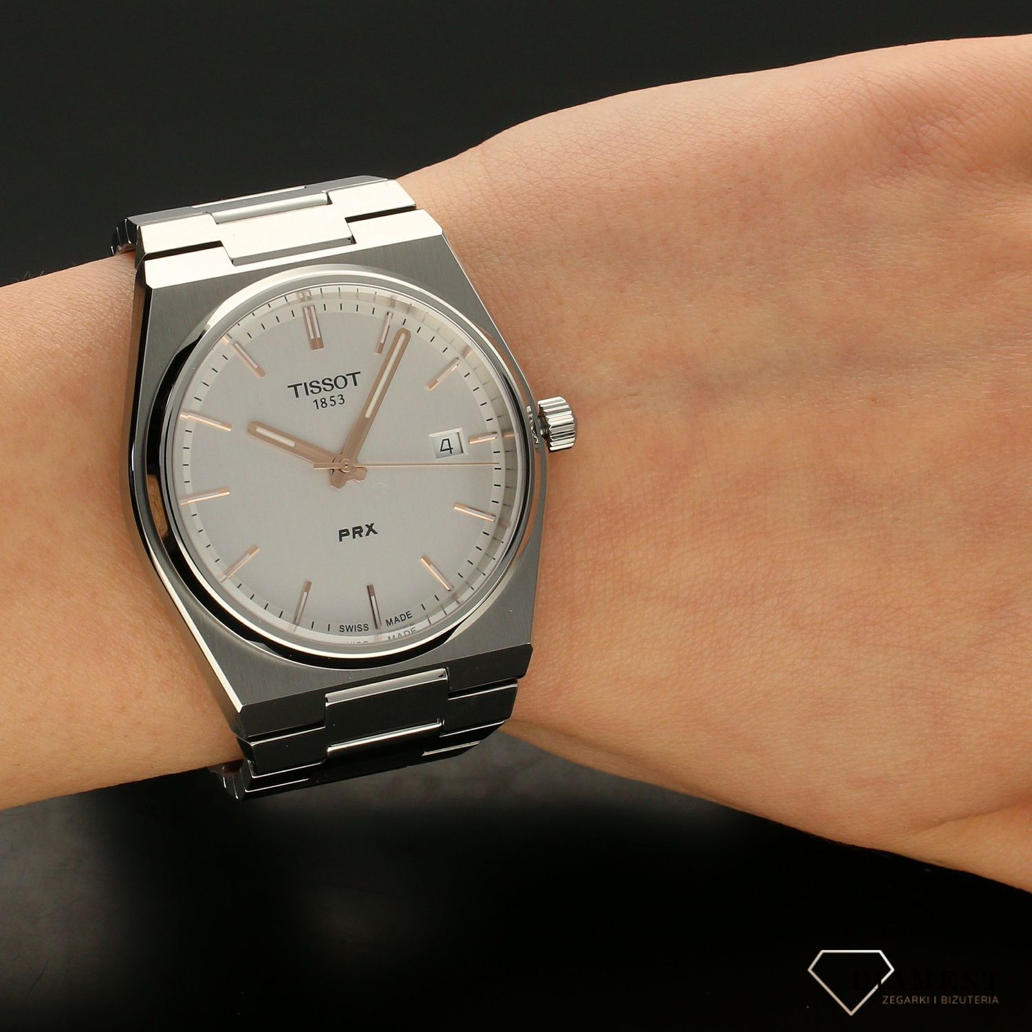 Zegarek męski na bransolecie Tissot PRX T137.410.11.031.00 (1).jpg