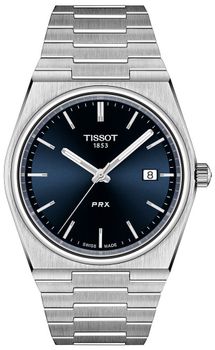 Zegarek męski na bransolecie z niebieską tarczą Tissot PRX T137.410.11.041.00  (1).jpg