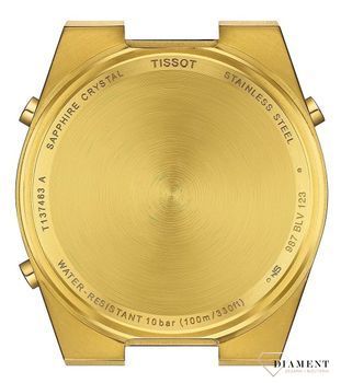 Zegarek Tissot PRX DIGITAL T137.463.33.020.00. Zegarek cyfrowy Tissot. Zegarek Tissot PRX retro z cyfrowym wyświetlaczem. Zegarek PRX Tissot w złotym kolorze. Zegarek z lat 70 i 80. Retro zegarek idealny na prezent dla kobiety czy mężczyzny. (6).jpg