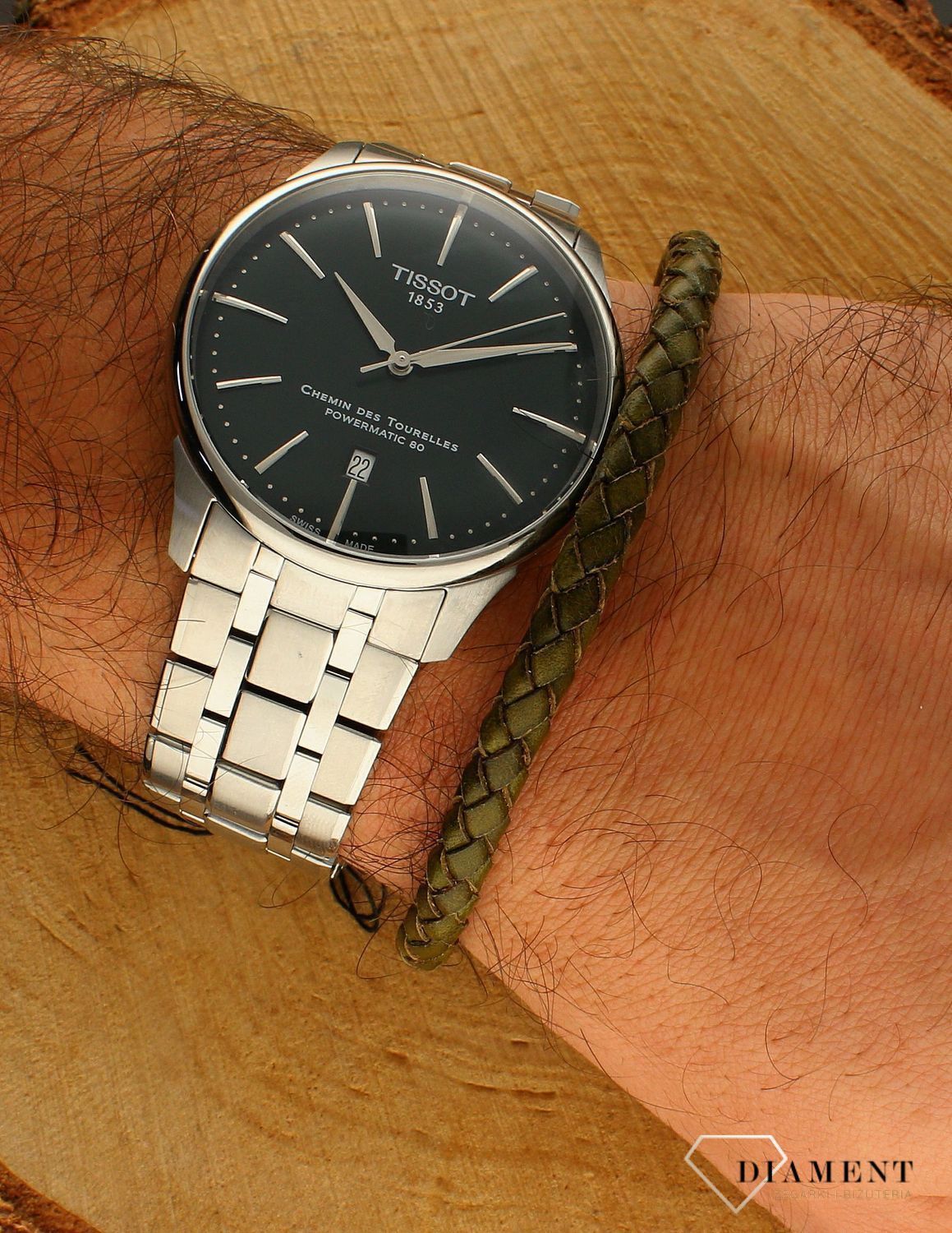 Zegarek męski Tissot CHEMIN DES TOURELESS Poowermatic 80 T139.407.11.091.00.jpg