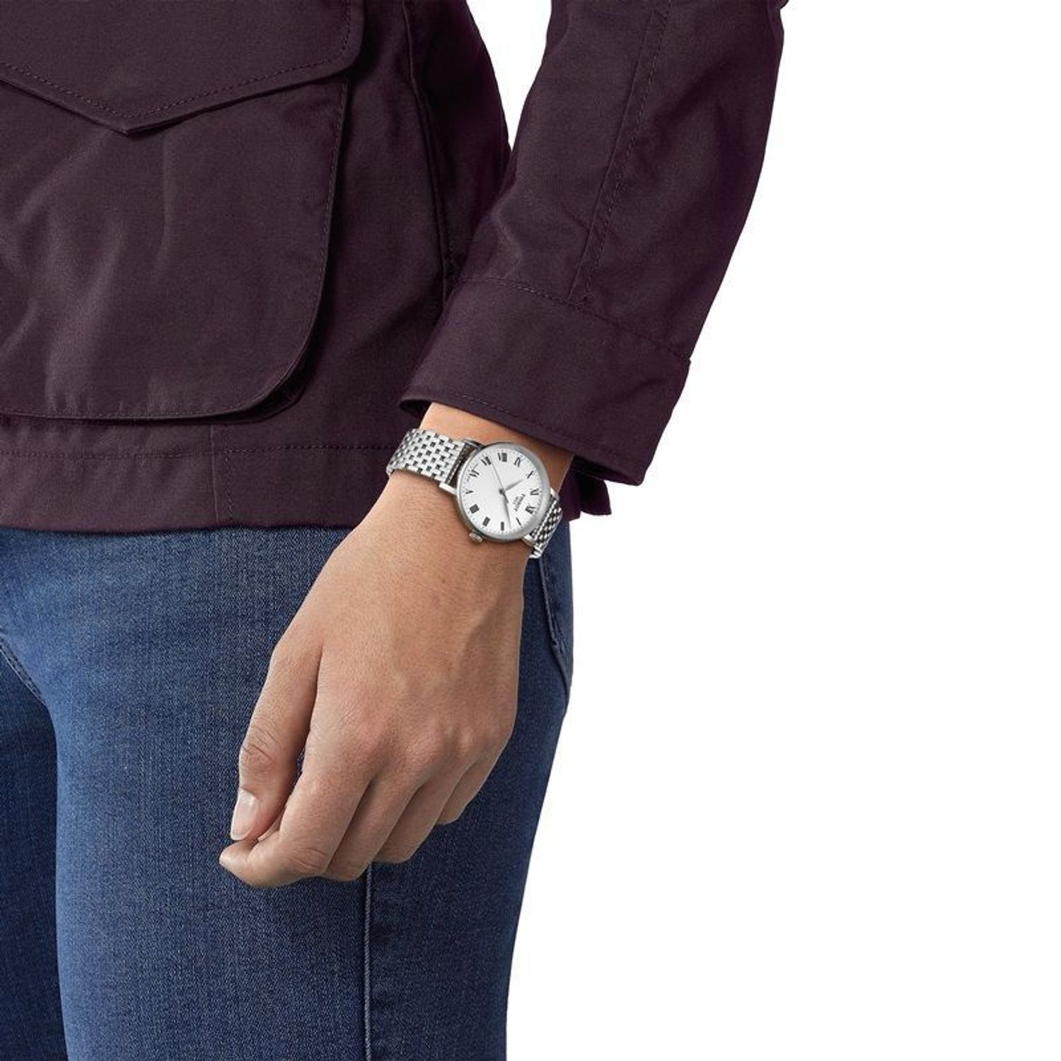 Zegarek damski Tissot Everytime Lady T143.210.11.033.00. Damski zegarek Tissot. Zegarek damski Tissot na bransolecie. Zegarek Tissot z kolekcji Everytime. Zegarek damski szwajcarski idealny na prezent dla kobiety (1).jpg