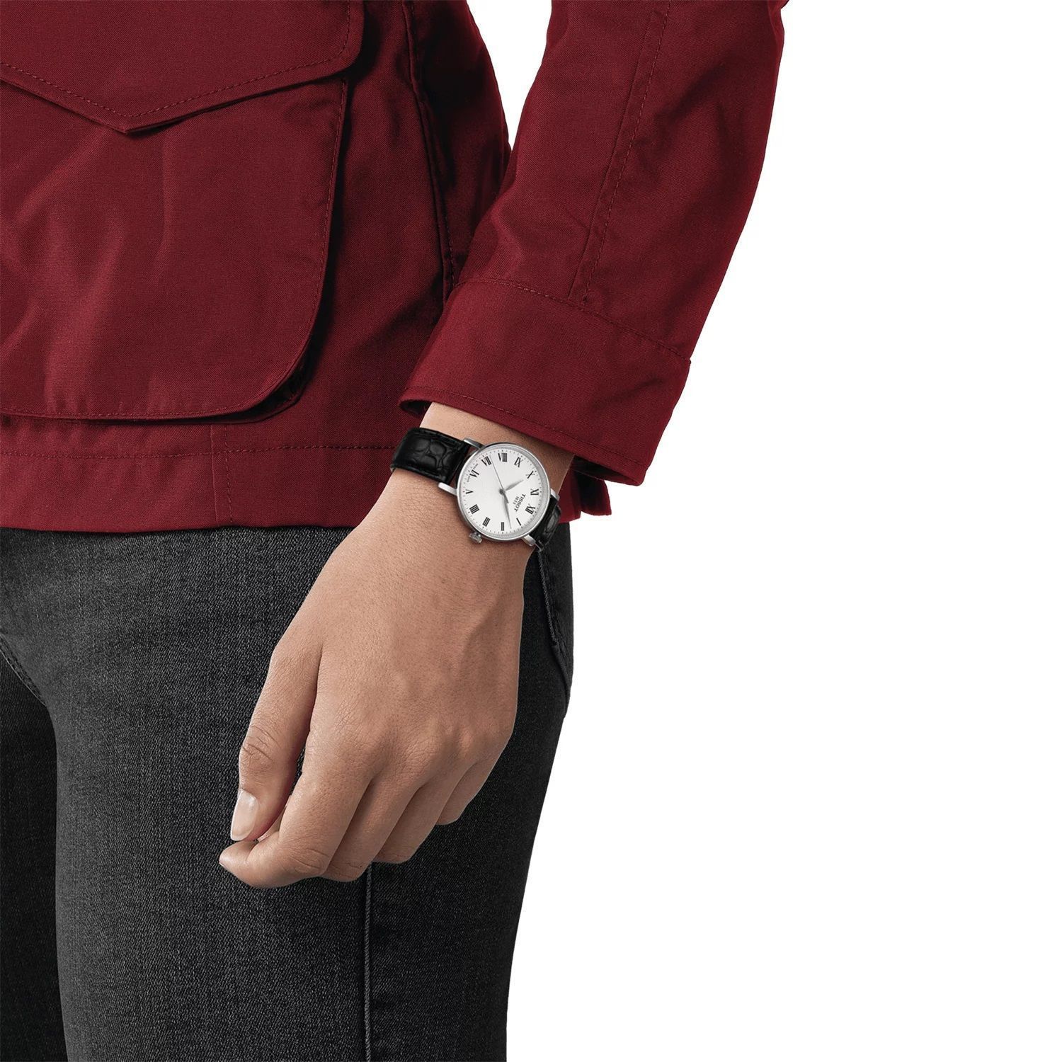 Zegarek damski na pasku Tissot Everytime T143.210.16.033.00. Zegarek damski na pasku. Zegarek damski klasyczny. Zegarek damski Tissot z kolekcji Everytime. Zegarek damski idealny na prezent dla eleganckiej kobiety (2).jpg