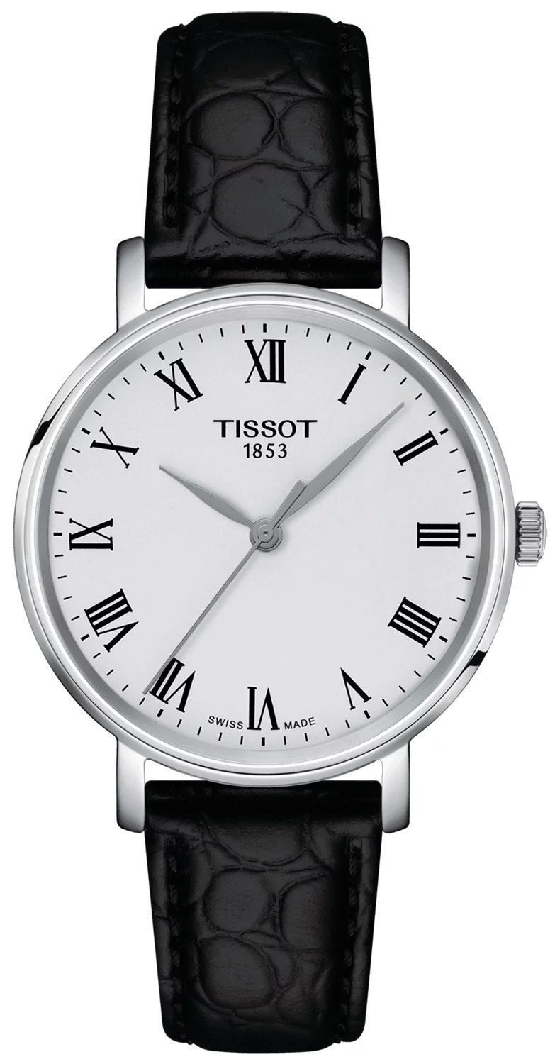 Zegarek damski na pasku Tissot Everytime T143.210.16.033.00. Zegarek damski na pasku. Zegarek damski klasyczny. Zegarek damski Tissot z kolekcji Everytime. Zegarek damski idealny na prezent dla eleganckiej kobiety (2).jpg