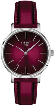 Zegarek damski Tissot Everytime Lady na bordowym pasku T143.210.17.331.00..jpg