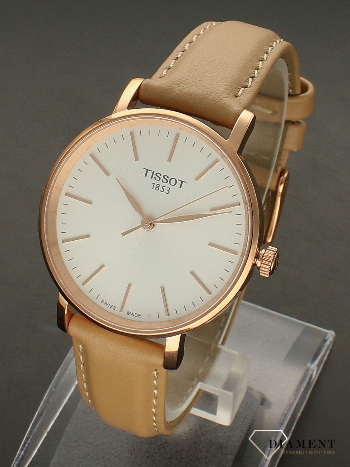Zegarek damski na pasku Tissot Everytime T143.210.36.011.00.webp