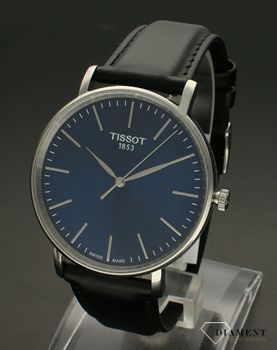 Zegarek męski na pasku Tissot T143.410.16.041.00. Zegarek męski na pasku Tissot męski wyposażony jest w kwarcowy mechanizm, zasilany za pomocą baterii. Posiada bardzo wysoką dokładność mierzenia czasu +- 10 sekund w przeciąg (5).jpg