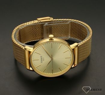 Zegarek męski w kolorze złota Tissot EVERYTIME T143.410.33.021 (3).jpg