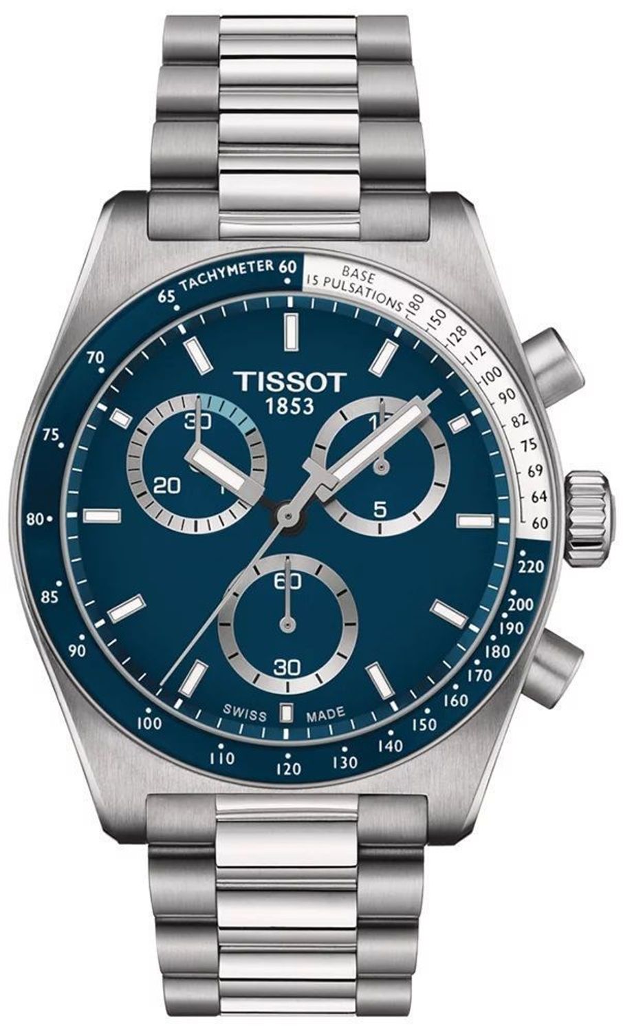 Zegarek męski Tissot PR 516 CHRONOGRAPH. Męski zegarek Tissot. Męski zegarek Tissot na bransolecie. Zegarek Tissota z chronografem. Zegarek męski Tissot PR 516 na prezent (5).jpg