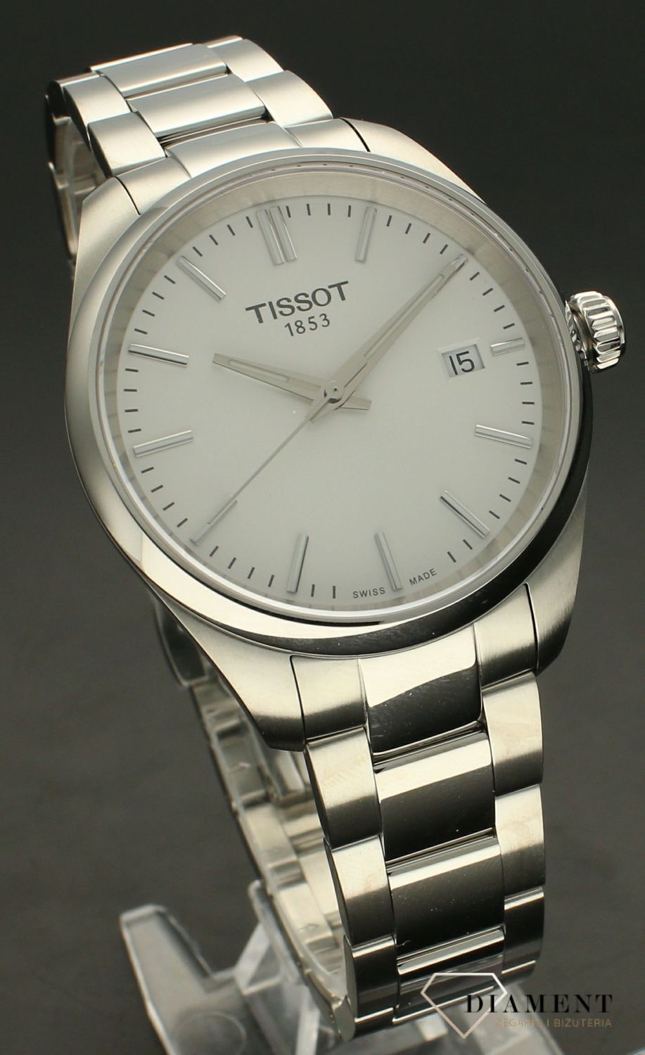 Zegarek damski Tissot PR 100 na bransolecie T150.210.11.031 (2).jpg