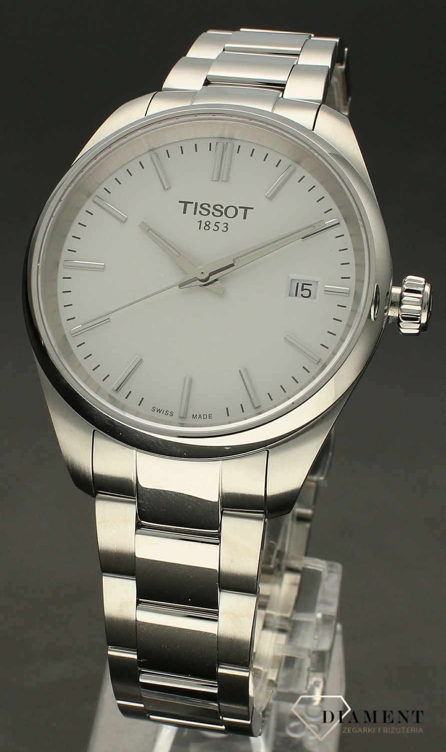 Zegarek damski Tissot PR 100 na bransolecie T150.210.11.031 (2).jpg