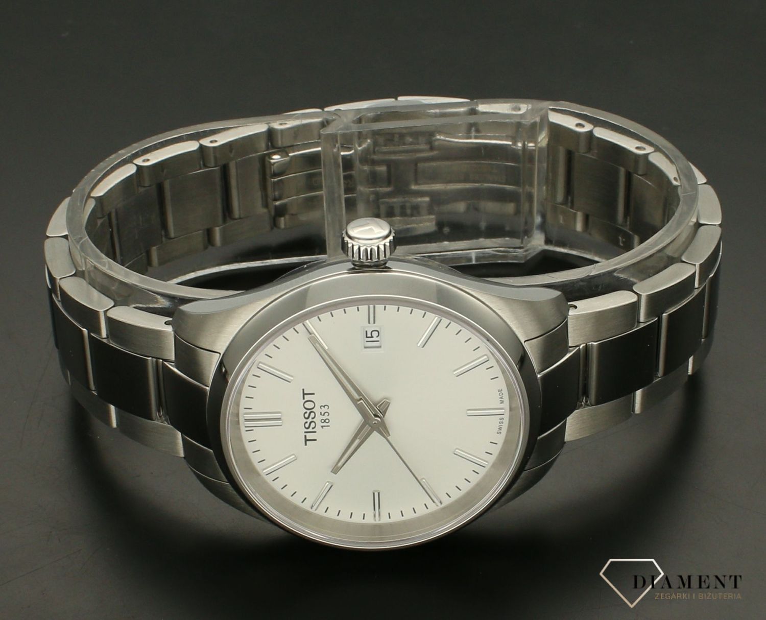 Zegarek damski Tissot PR 100 na bransolecie T150.210.11.031 (2).jpg