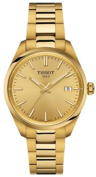 Zegarek damski Tissot PR 100 na bransolecie w złotym kolorze T150.210.33.021 (2).jpg
