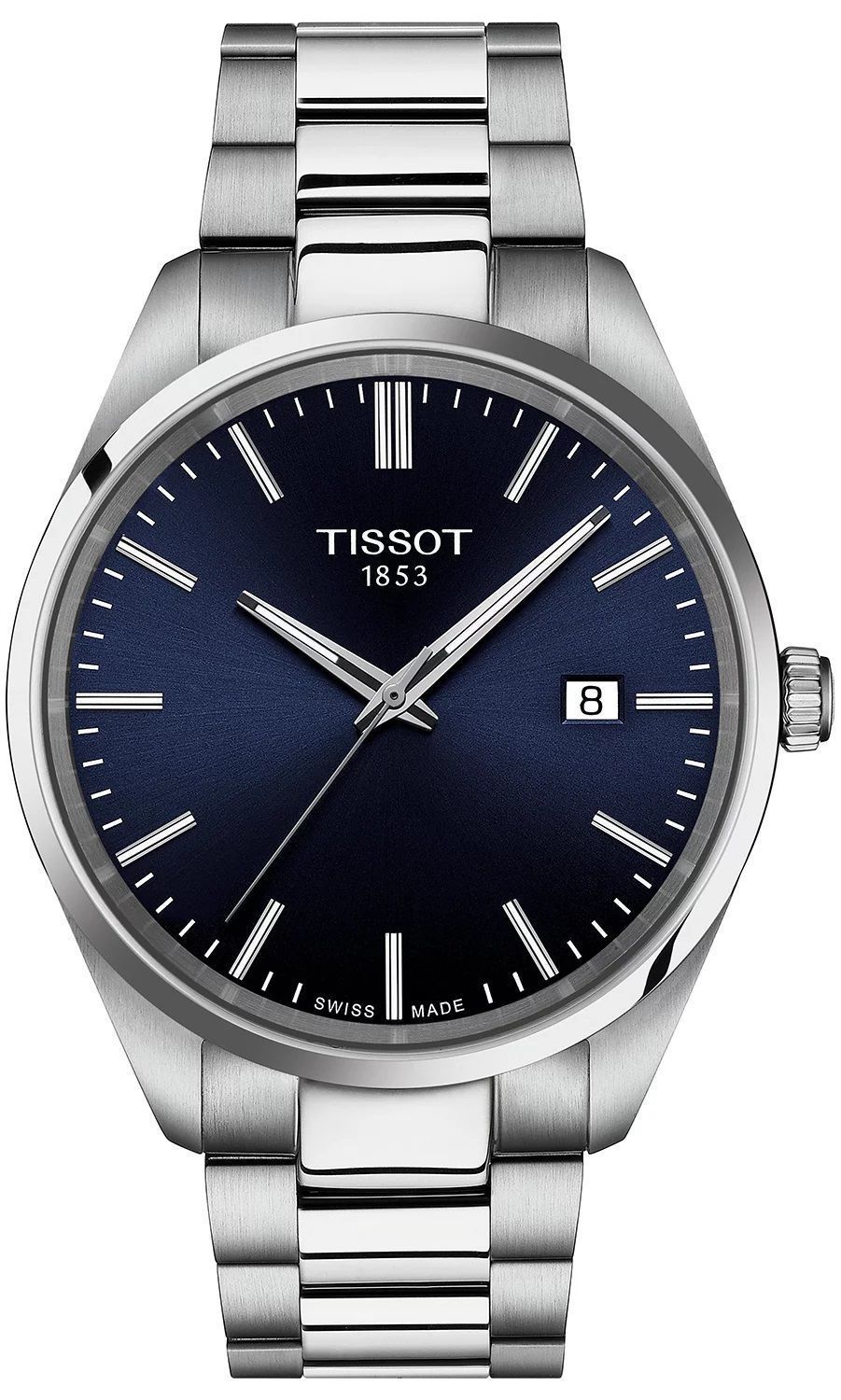 Zegarek męski Tissot PR 100 na bransolecie z granatową tarczą T150.410.11.041 (1).jpg