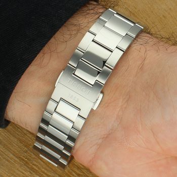 Zegarek męski Tissot PR 100 T150.410.11.051.00 czarna tarcza bransoleta stalowa zapięcie.jpg