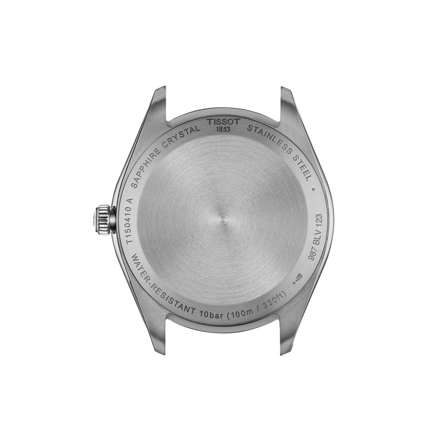 Zegarek męski Tissot PR 100 T150.410.11.051.00 na bransolecie z czarną tarczą. Męski zegarek elegancki Tissot. Męski zegarek na bransolecie Tissot. Zegarek męski Tissot z czarną tarczą. Zegarek wodoodporny Tissot na prezen.jpg