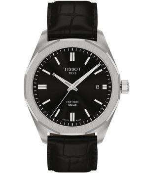 Tissot PRC 100 Solar T151.422.16.051.00 – zegarek męski solar 100M skóra aligatora black.jpg