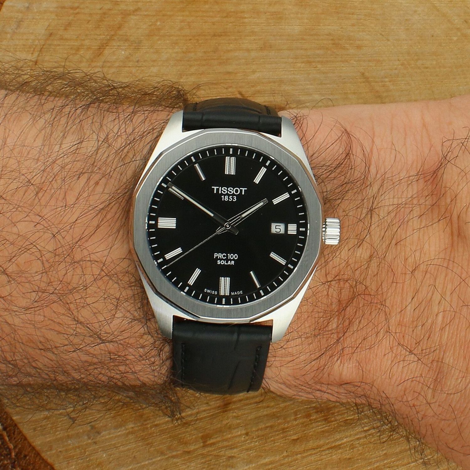 Tissot PRC 100 Solar T151.422.16.051.00 – zegarek męski solar 100M skóra aligatora (1).jpg