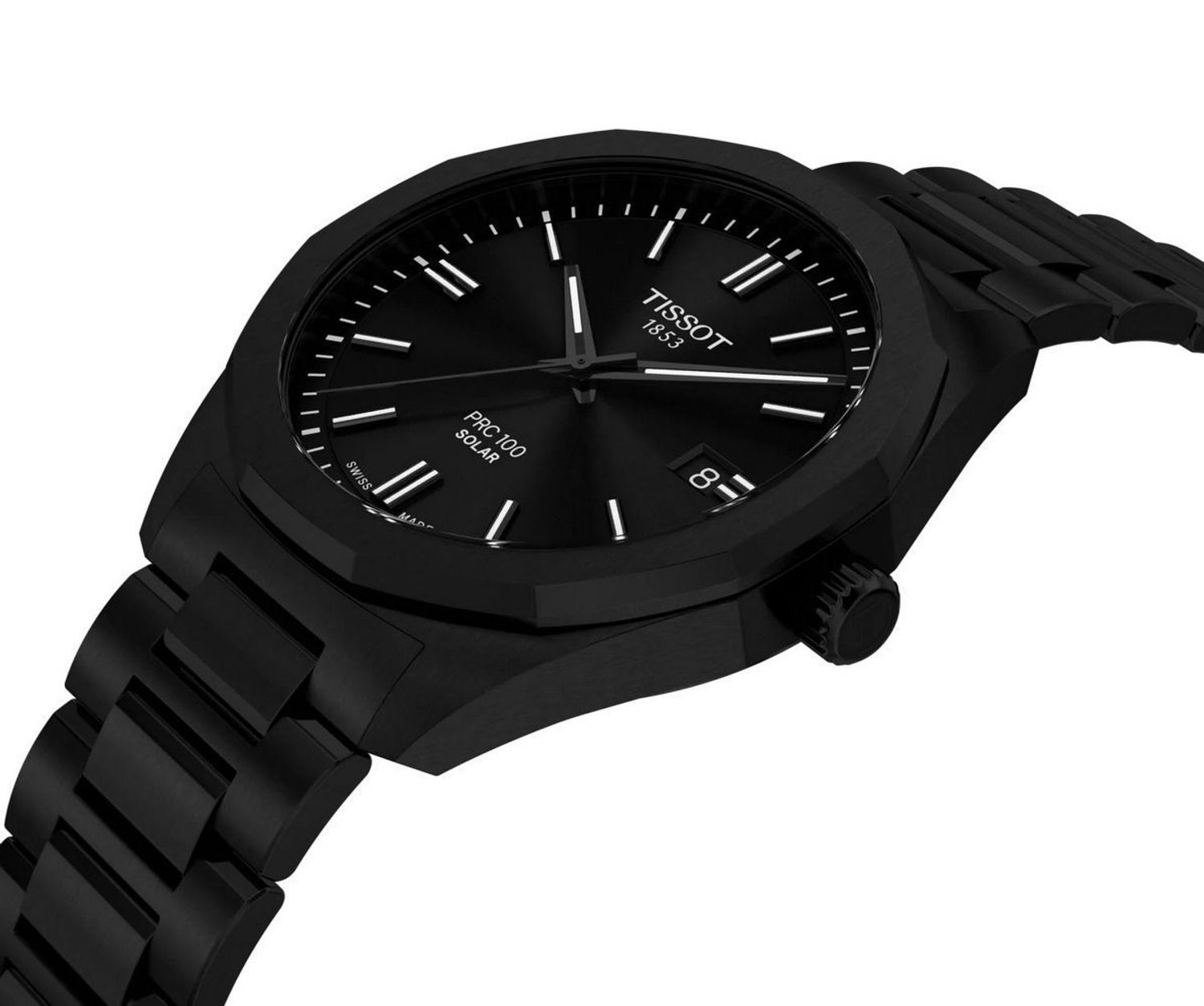 Zegarek Tissot PRC 100 Solar T151.422.33.051.00 Męski Czarny PVD 39 mm (1).jpg