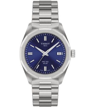 Tissot PRC 100 Solar Lady T151.822.11.041.00 – damski zegarek solarny 34 mm niebieska tarcza blue szwajcarski.jpg