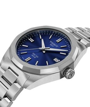 Tissot PRC 100 Solar Lady T151.822.11.041.00 – damski zegarek solarny 34 mm niebieska tarcza srebrny.jpg