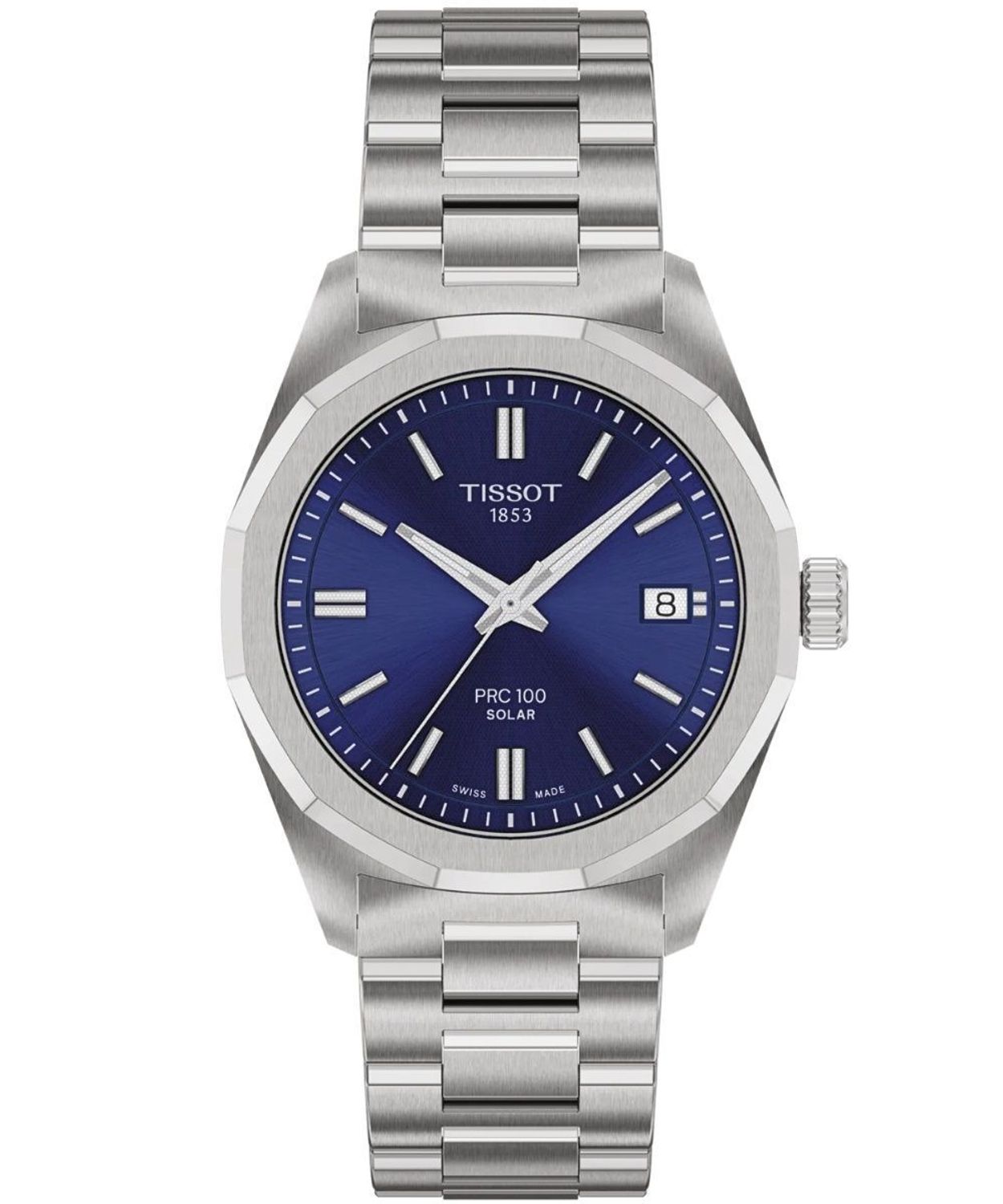 Tissot PRC 100 Solar Lady T151.822.11.041.00 – damski zegarek solarny 34 mm niebieska tarcza blue szwajcarski.jpg