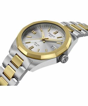 Damski zegarek Tissot T151.822.22.031.00 PRC 100 Solar 34mm z mechanizmem solarnym, szafirowym szkłem i stalową kopertą PVD. Wodoszczelność 100 m, klasyczny i elegancki design.2.jpg