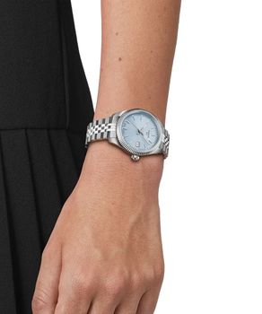 Zegarek Tissot Ballade 34mm T156.210.11.351.00 – damski zegarek z jasnoniebieską tarczą blue.jpg