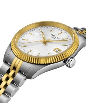 Zegarek Tissot Ballade 34mm T156.210.22.031.00 – damski zegarek srebrno-złoty bicolor.jpg