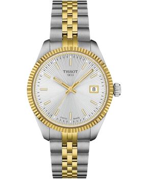 Zegarek Tissot Ballade 34mm T156.210.22.031.00 – damski zegarek srebrno-złoty swiss.jpg