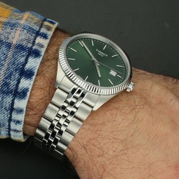 Tissot Ballade 40 mm T156.410.11.091.00 – szwajcarski zegarek męski z zieloną tarczą green.jpg