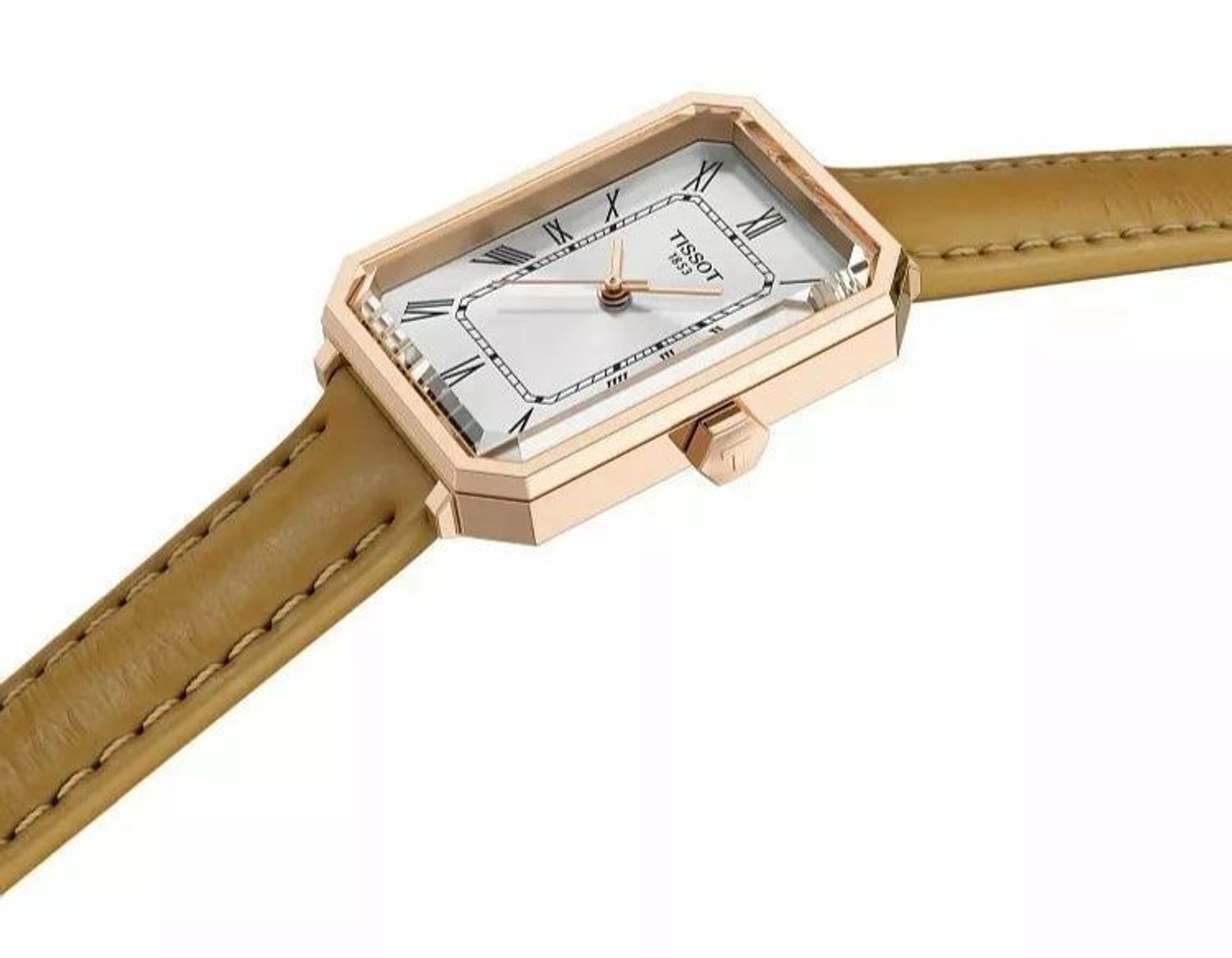Zegarek Tissot SRV T160.110.36.033.00 damski zegarek różowe złoto – skórzany pasek, Swiss Madedf (1).jpg