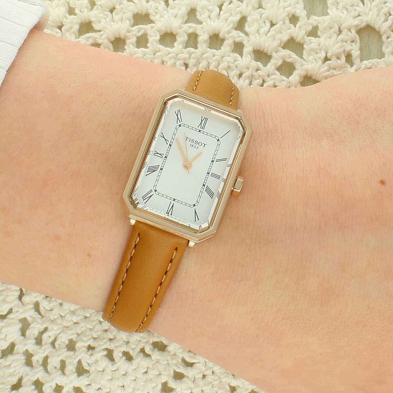 Zegarek Tissot SRV T160.110.36.033.00 damski zegarek różowe złoto – skórzany pasek, Swiss Madedf (1).jpg