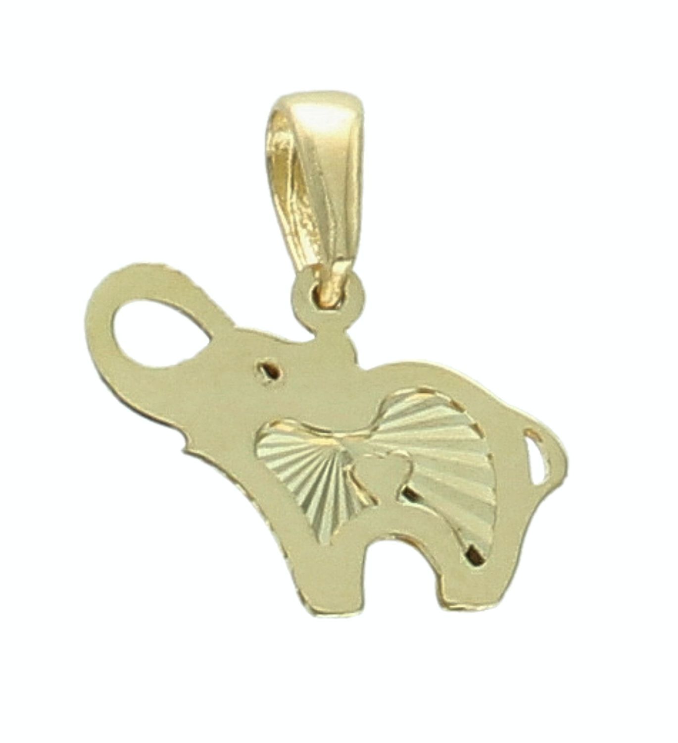 Złota zawieszka 585 słonik na szczęście T23-P-0218-33-LZ. Złota zawieszka damska. Złoty wisiorek do łańcuszka. Zawieszka Złota słonik na szczęście. Złota zawieszka na szczęście na prezent..jpg