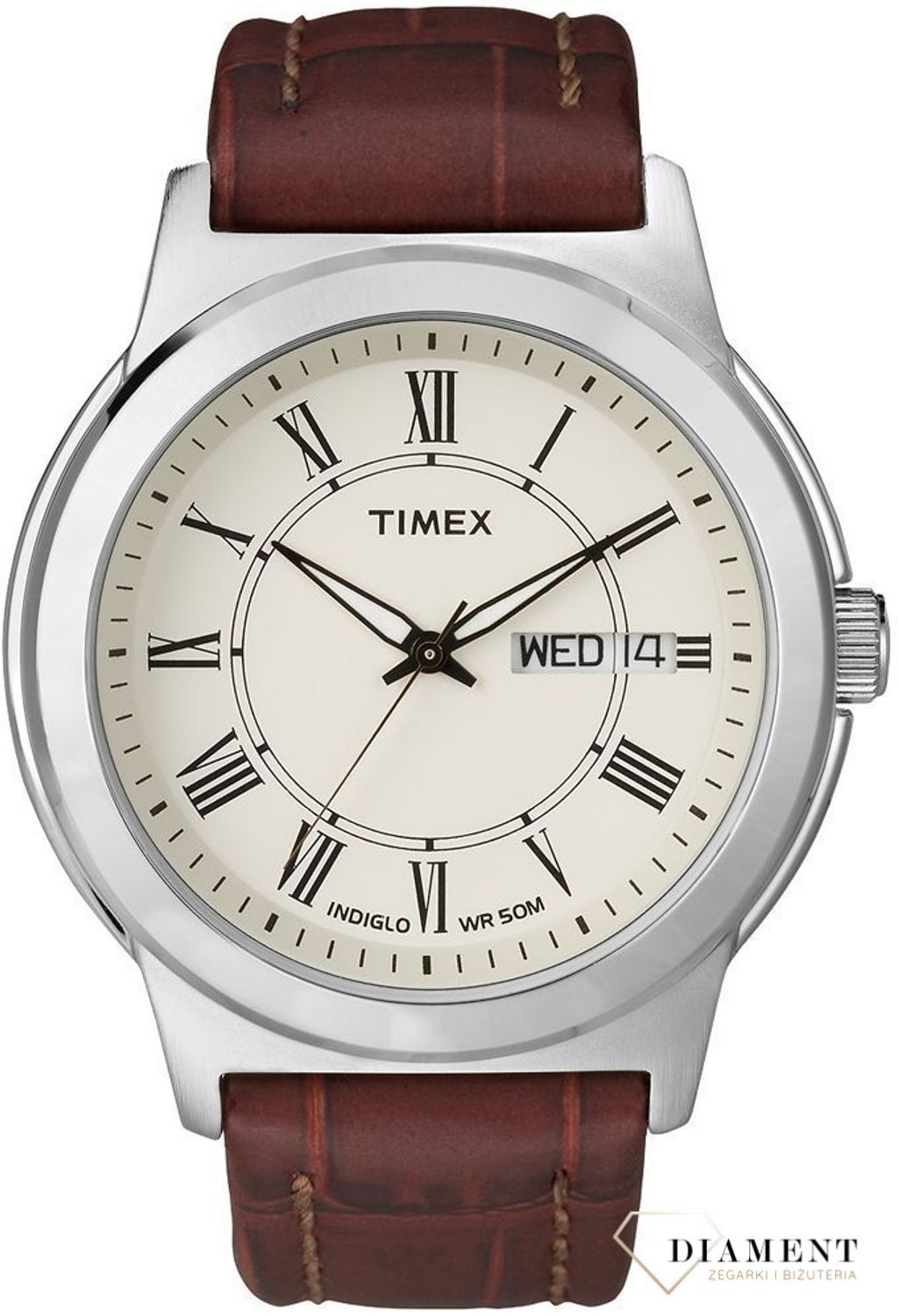 Męski zegarek Timex Men's Style Classic With Indiglo T2E581.jpg