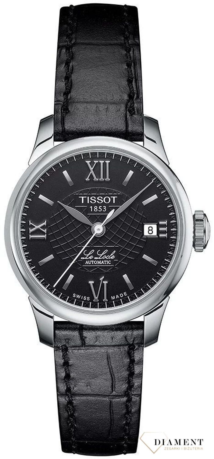 Zegarek damski Tissot Le Locle Automatic Small Lady T41.1.123.57. Delikatny, mały zegarek dla kobiety. Szwajcarski zegarek automatyczny na prezent dla kobiety..jpg