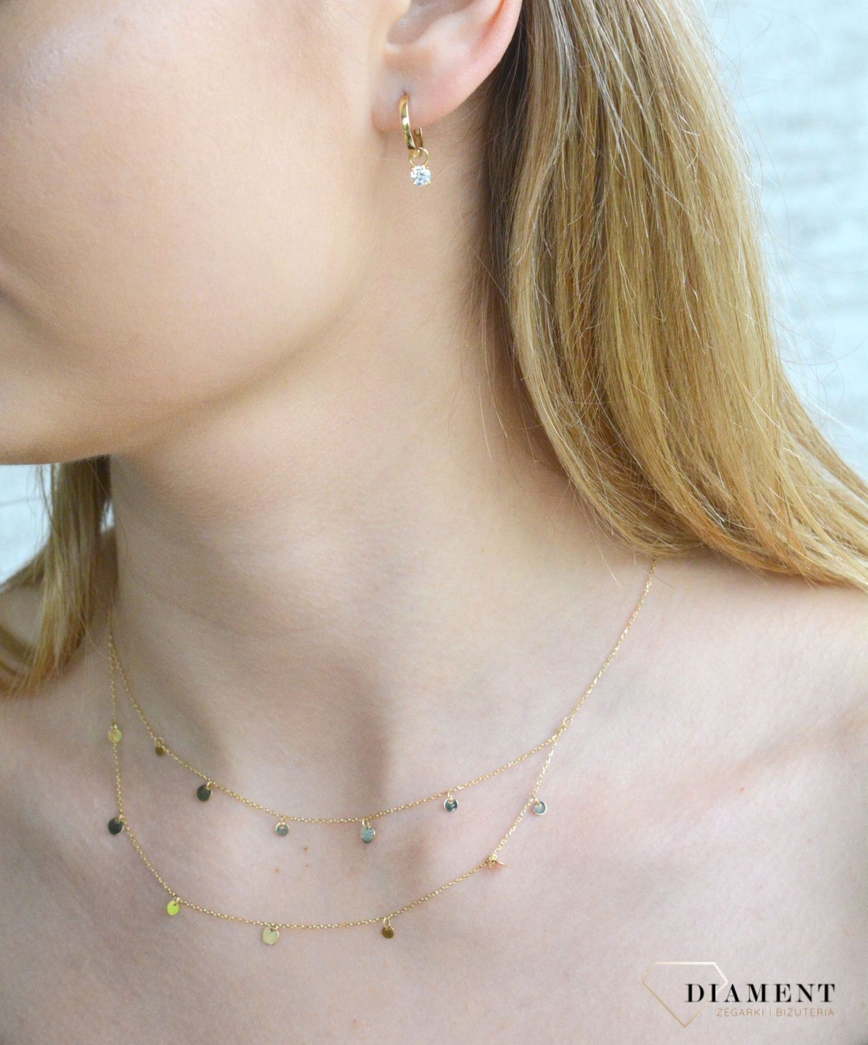 Złote kolczyki damskie 585 kółeczka z cyrkoniami T5-E-HG-149-CZ-DROP-4M. Złote kolczyki damskie. Kolczyki złote kołeczka. Kolczyki złote z zawieszkami. Kolczyki złote z cyrkoniami. Złote kolczyki dla dziewczynki. Kolczyki złote.jpg