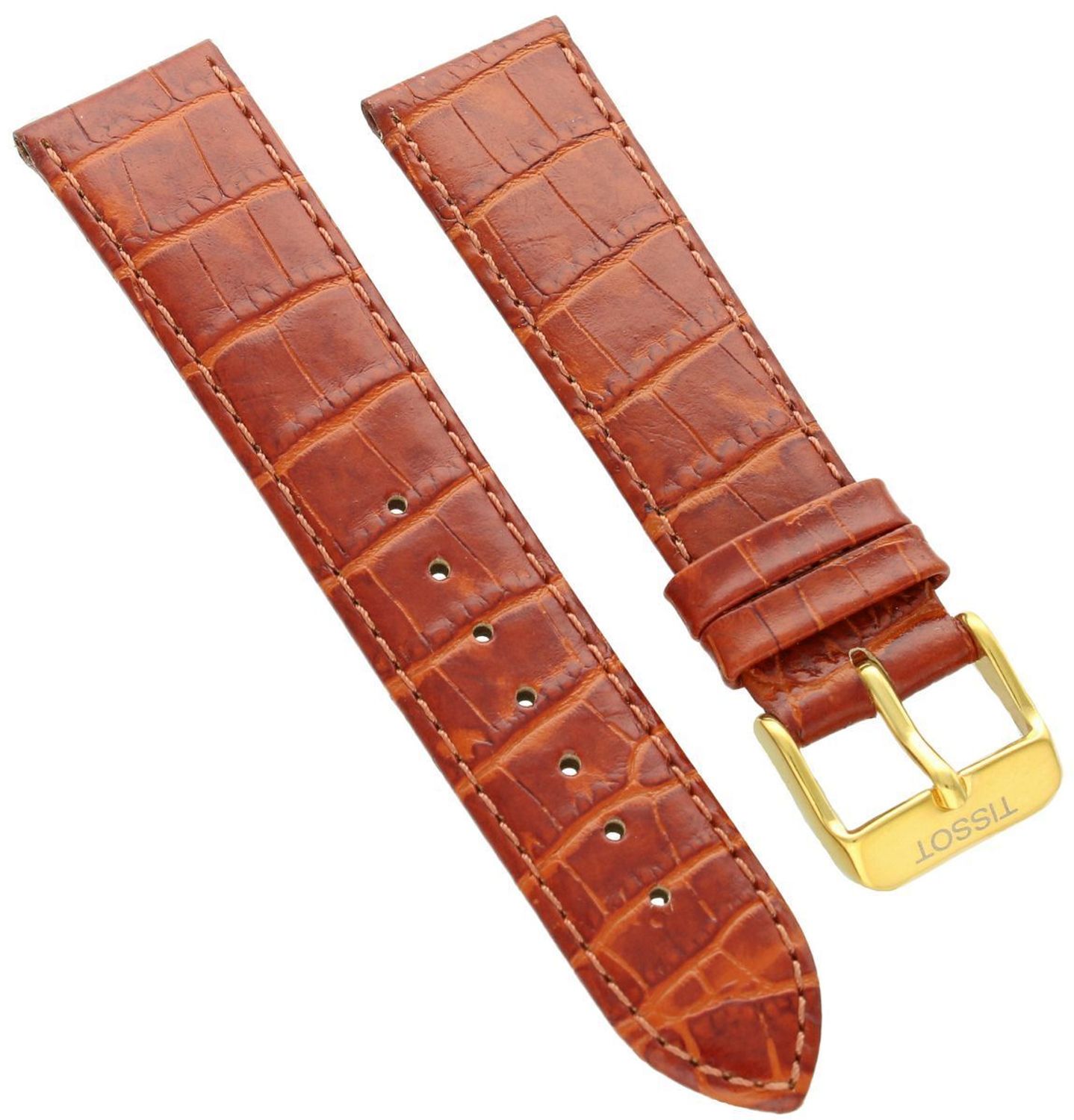 Pasek TISSOT T600013487 – Skórzany Brązowy z Przeszyciem 20-18 mm – Oryginalny tissot.jpg