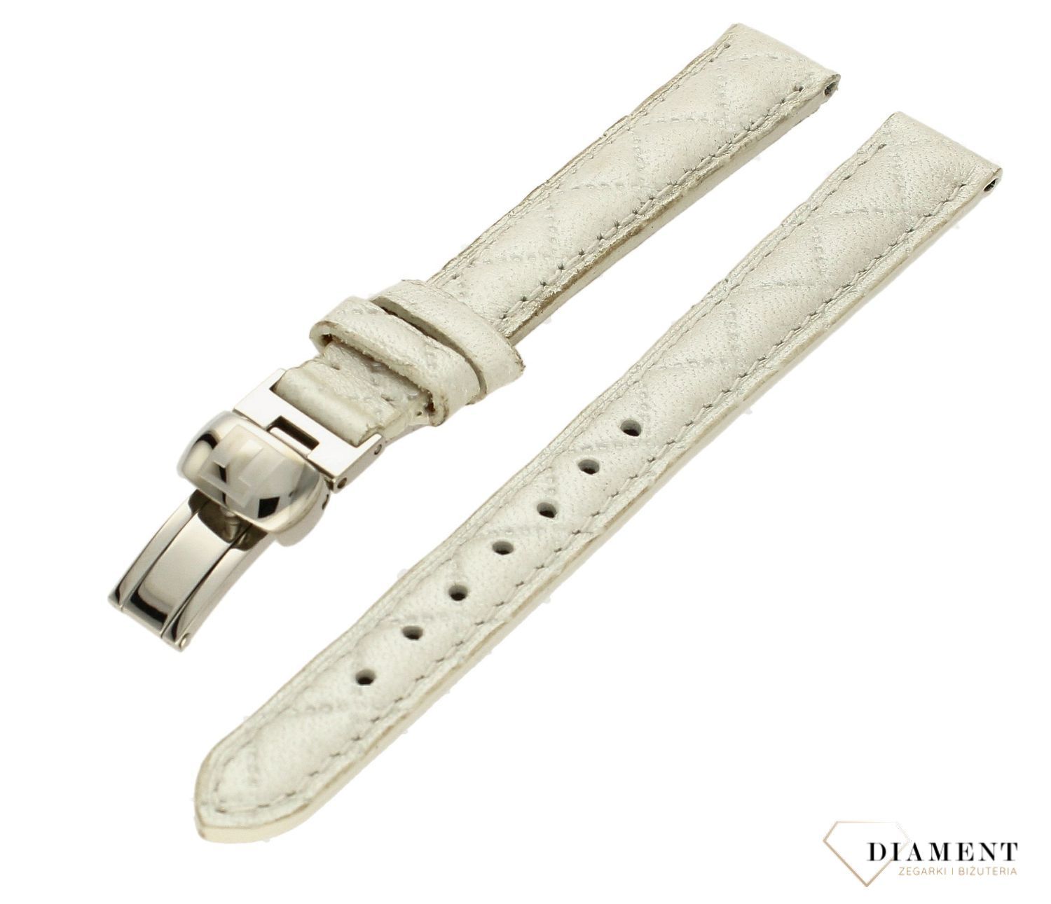 Pasek do zegarka Tissot biały T58123511 A T58.1.235.11 Tissot 12 mm (T600027783)..jpg